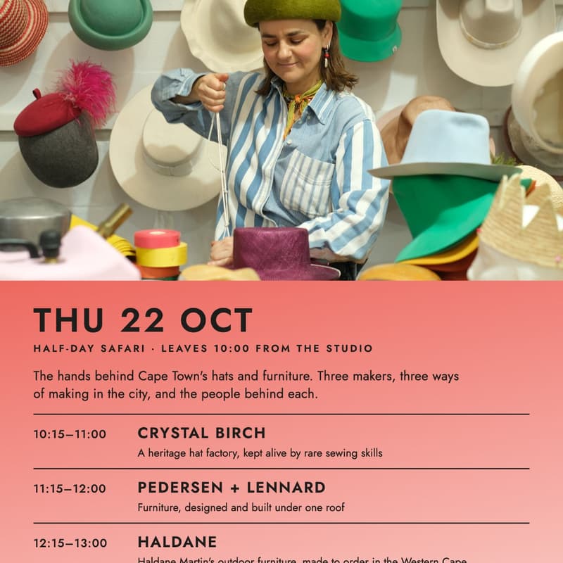 Cover Image for Made Here: Design Safaris X Design Week Cape Town