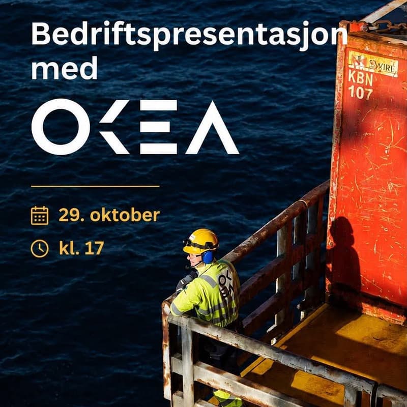 Cover Image for OKEA x Subsea Technology MSc, Bedpres