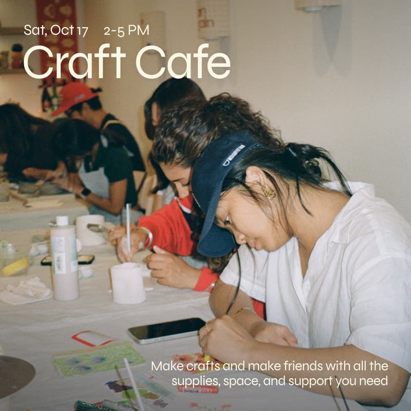 Cover Image for Craft Cafe: Make friends, Make crafts