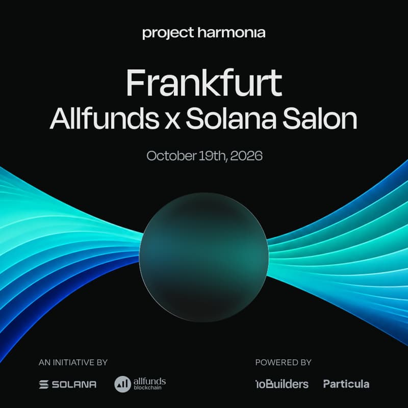Cover Image for Project Harmonia Frankfurt: Allfunds x Solana Salon
