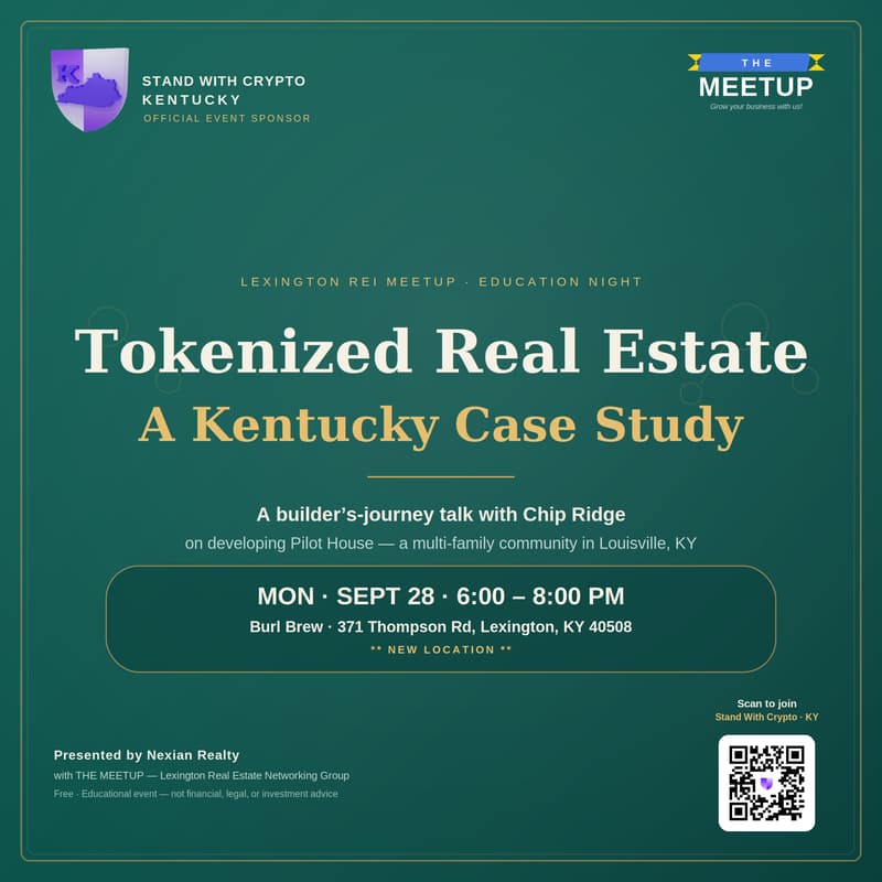 Cover Image for Tokenized Real Estate: A Kentucky Case Study