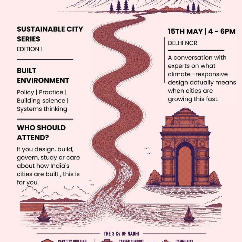 Cover Image for Nadhi Delhi NCR - Sustainable City Series - Built Environment (Edition 1)