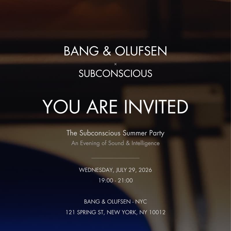 Cover Image for Subconscious x Bang & Olufsen Summer Party