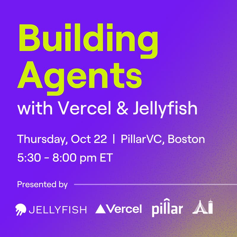 Cover Image for Building Agents with Vercel & Jellyfish