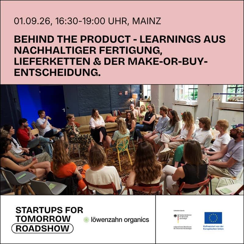 Cover Image for Behind the Product - Learnings aus nachhaltiger Fertigung, Lieferketten & der Make-or-Buy-Entscheidung.