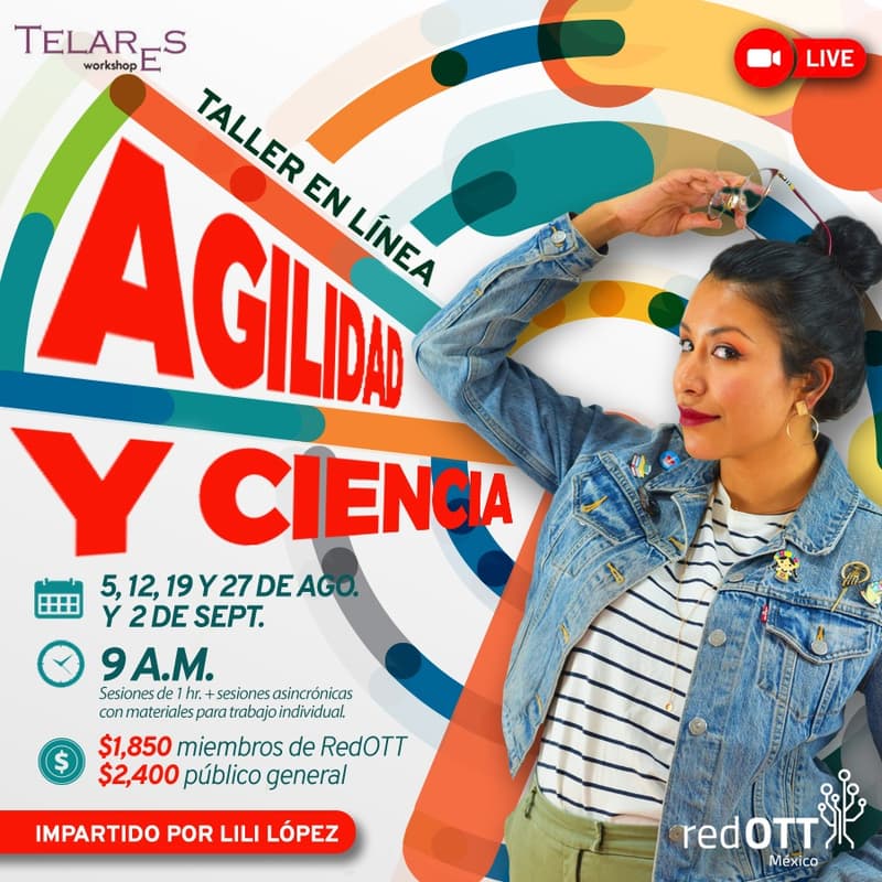 Cover Image for Taller en línea - Agilidad y Ciencia impartido por Lili López