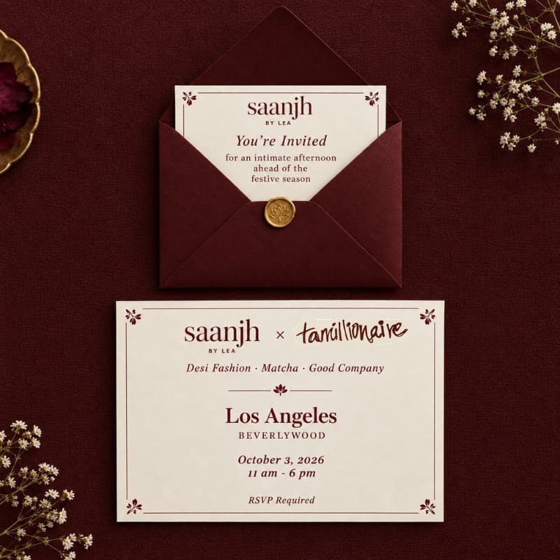 Cover Image for Saanjh x Tamillionaire L.A. Pop-Up