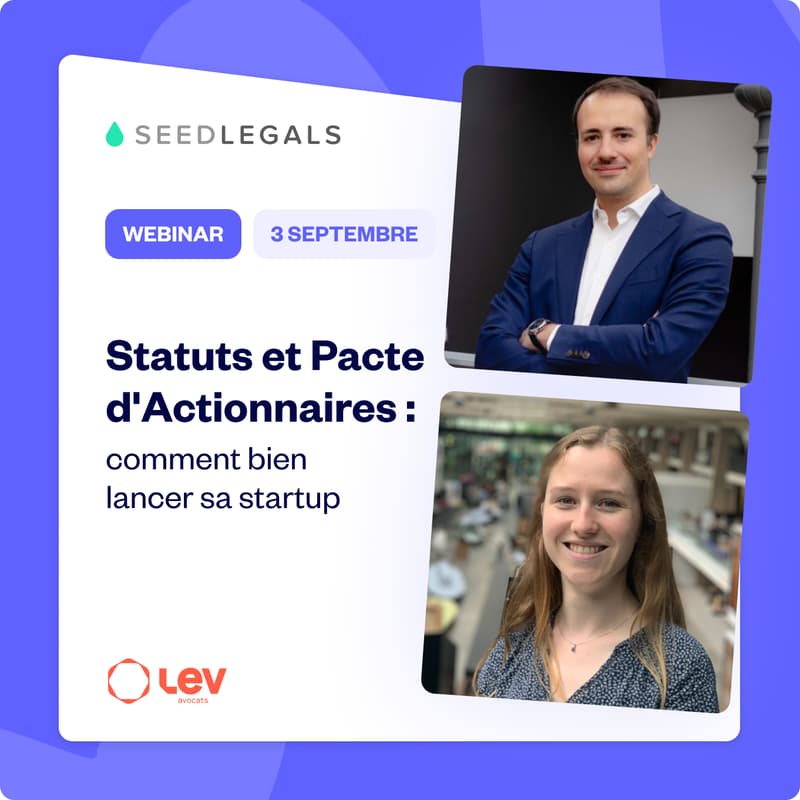 Cover Image for Statuts et Pacte d'Actionnaires : comment bien lancer sa startup