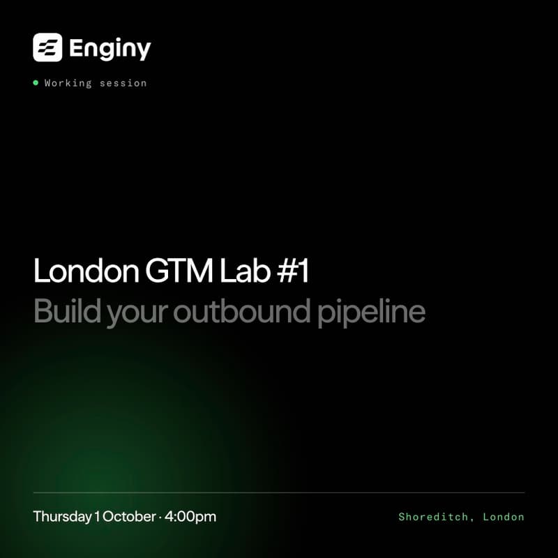 Cover Image for London GTM Lab #1: Build your outbound pipeline