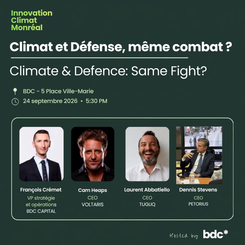 Cover Image for 🛡️🌱 Climat et Défense, même combat ? | Climate & Defence: Same Fight? 🌱🛡️