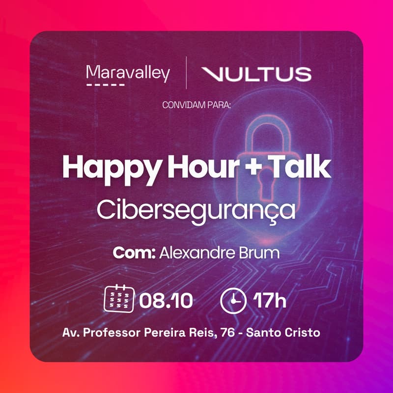 Cover Image for Happy Hour + Talk: Cibersegurança