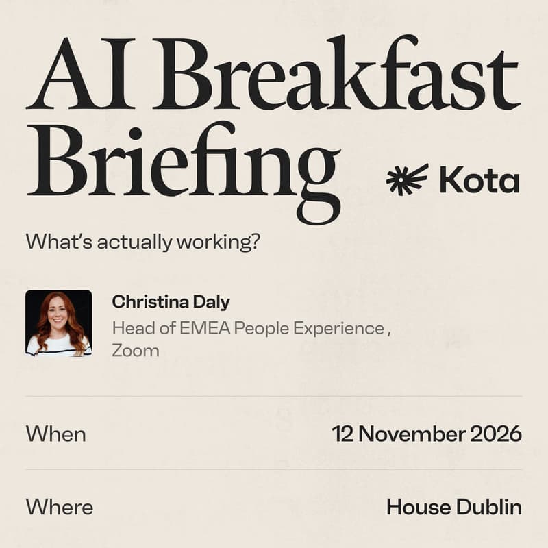 Cover Image for AI Breakfast Briefing | What's Actually Working?