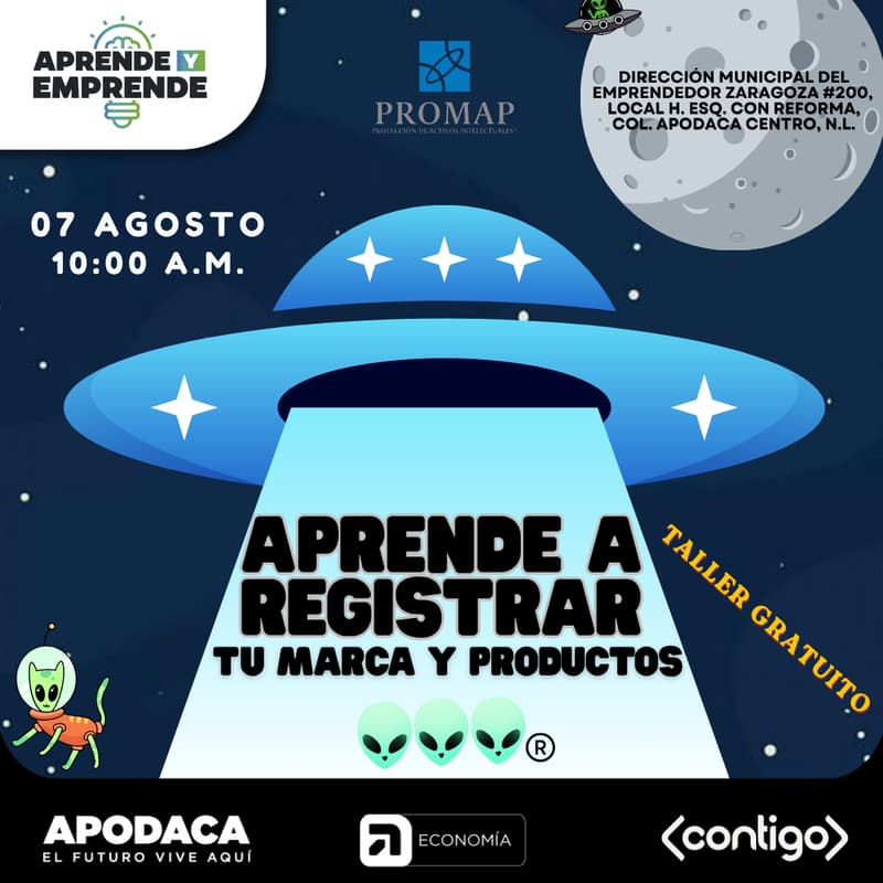 Cover Image for APRENDE A REGISTRAR TU MARCA Y PRODUCTOS (PRESENCIAL)