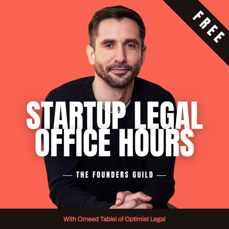 Cover Image for Free Startup Legal Office Hours — Founders Guild x Optimist Legal
