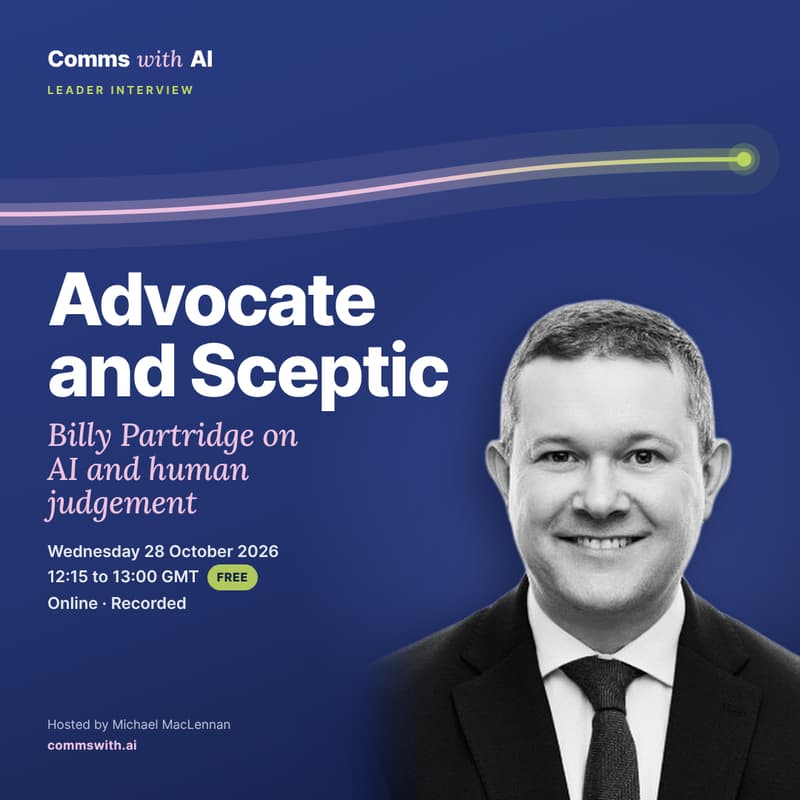 Cover Image for Advocate and Sceptic: Billy Partridge on AI and Human Judgement