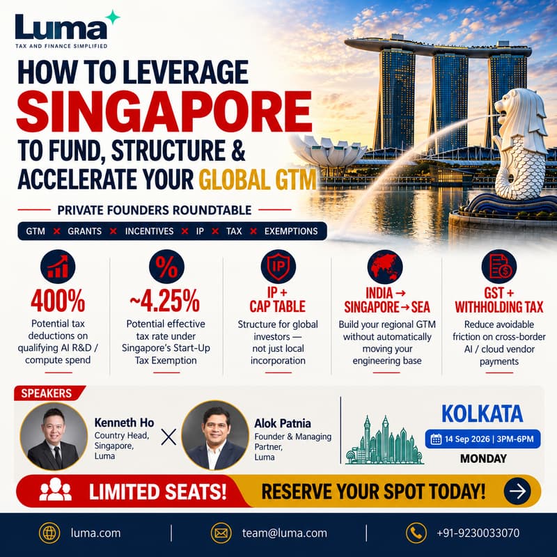 Cover Image for HOW TO LEVERAGE SINGAPORE TO FUND, STRUCTURE & ACCELERATE YOUR GLOBAL GTM