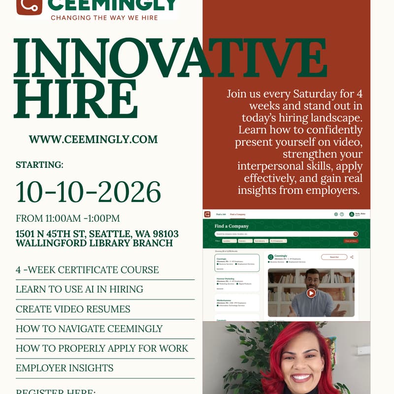 Cover Image for Innovative Hire (4 Week Course)