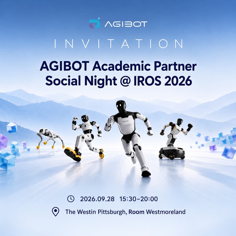 Cover Image for AGIBOT Academic Partner Night @ IROS 2026