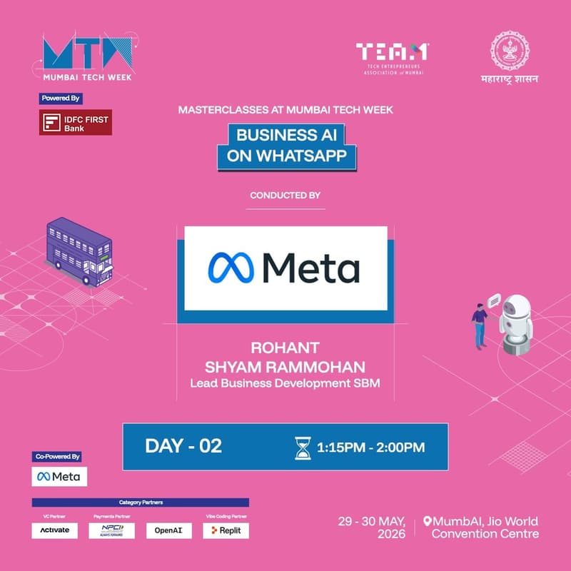 Cover Image for MTW Masterclass: Business AI on WhatsApp by Meta