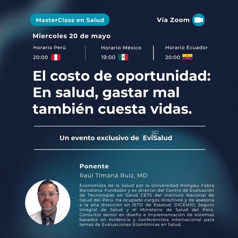Cover Image for MasterClass: El costo de oportunidad en salud