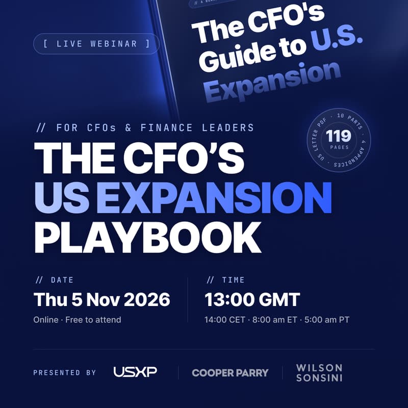 Cover Image for The CFO’s US Expansion Playbook