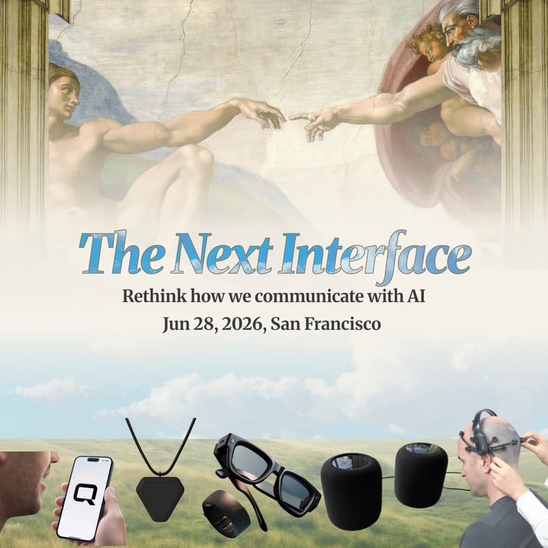 Cover Image for The Next Interface Hackathon: Rethink how we talk to AI