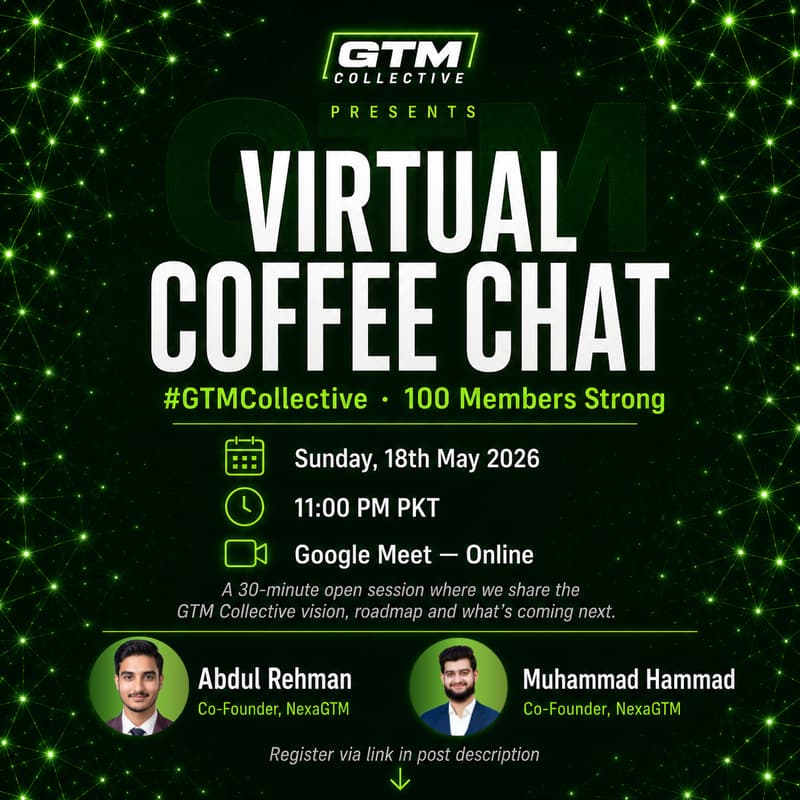 Cover Image for GTM Collective Virtual Coffee Chat