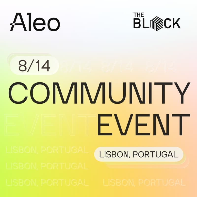 Cover Image for Aleo: Lisbon Community Event