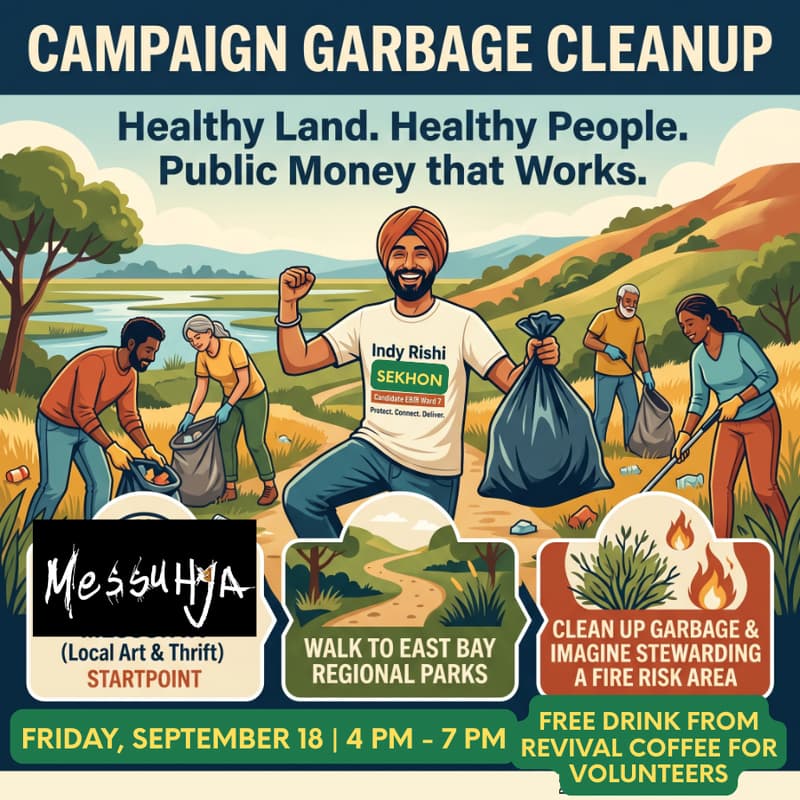 Cover Image for 🧹 Clean Streets, Healthy Parks: Community Cleanup & Fire Stewardship Walk