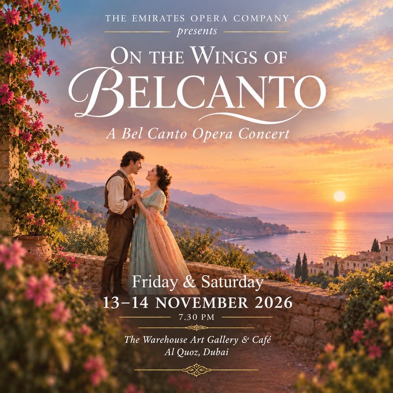 Cover Image for "On The Wings of Belcanto" Opera Concert