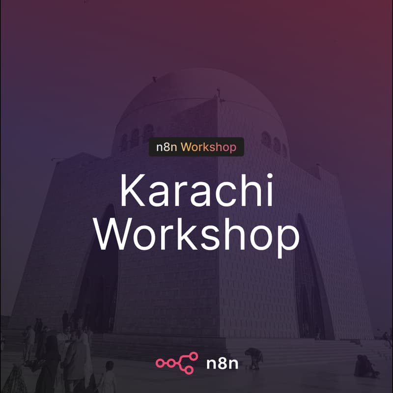 Cover Image for n8n Karachi Workshop