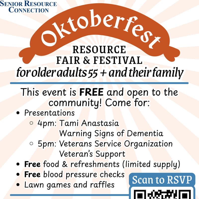 Cover Image for Oktoberfest 55+ Resource Fair & Festival