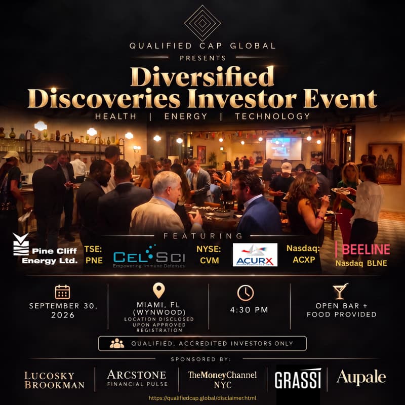 Cover Image for Diversified Discoveries Investor Event