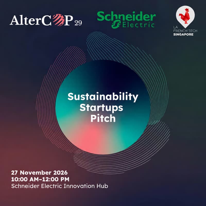 Cover Image for La French Tech Singapore -Sustainability Startup Pitch