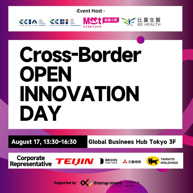 Cover Image for Cross-border Open Innovation Day— Corporates X Startups