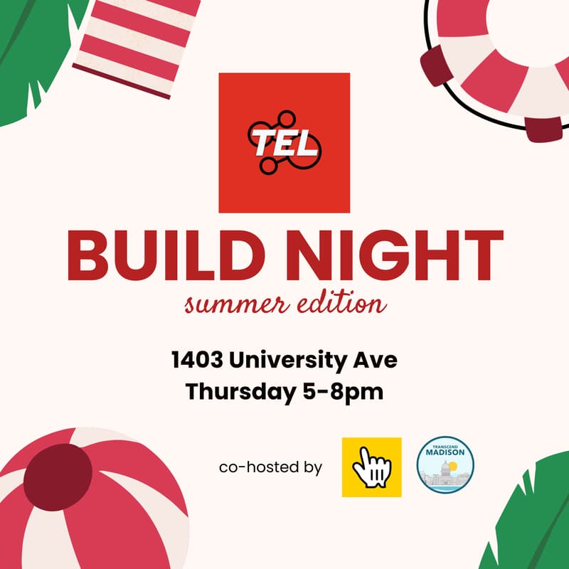 Cover Image for TEL Build Night: Founder Showcases + Soccer Watch Party