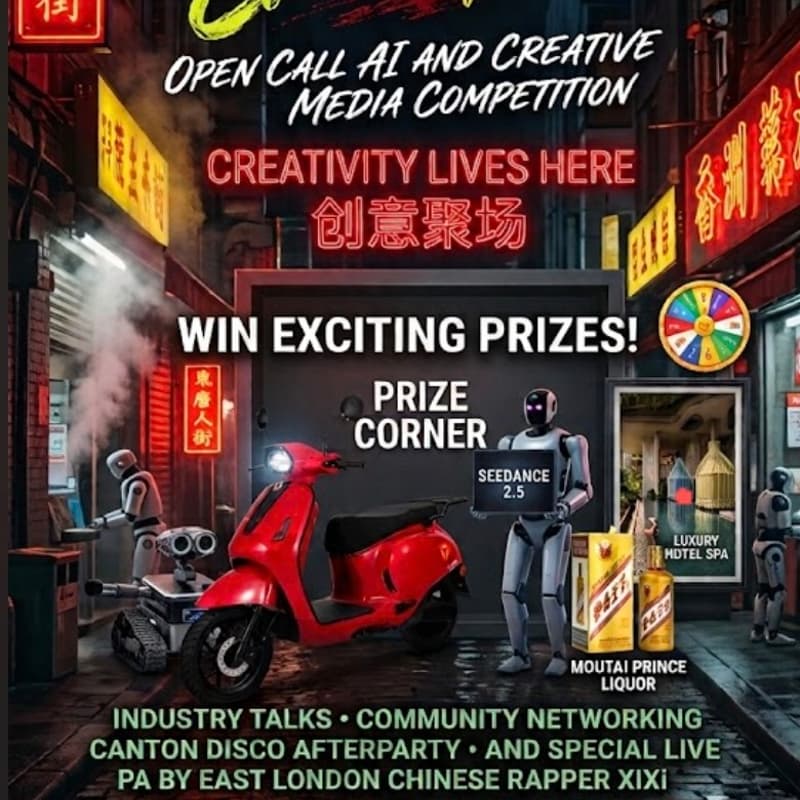 Cover Image for Eastend Chinatown 2046, Open Call AI and Creative Media Competition