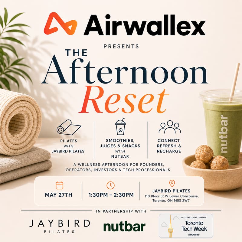 Cover Image for The Afternoon Reset: Airwallex X Jaybird Studios X Nutbar