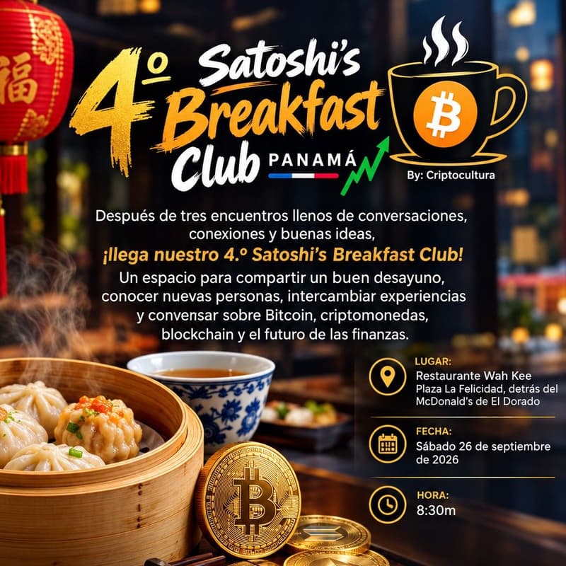 Cover Image for Satoshi's Breakfast Club Panamá 4ta Versión
