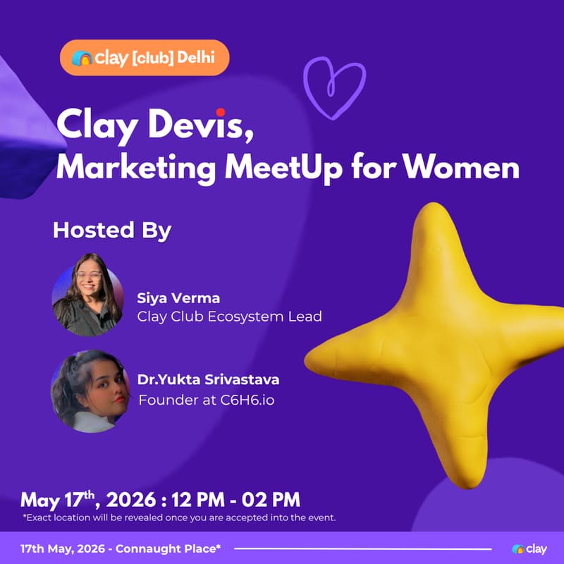 Cover Image for Clay Devi : Marketing Meet-Up for Women