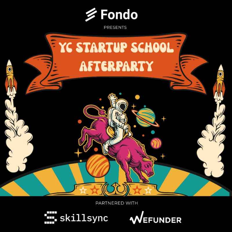 Cover Image for fondo yc startup school afterparty