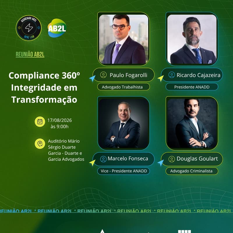 Cover Image for Compliance 360º: Integridade em Transformação - PRESENCIAL