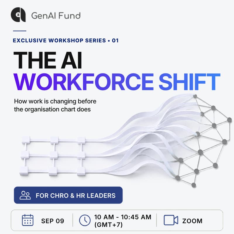 Cover Image for The AI Workforce Shift — CHRO/HR (Exclusive Workshop 1 of 2)