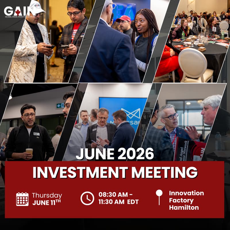 Cover Image for Global Angel Investor Network (GAIN) Investment Meeting