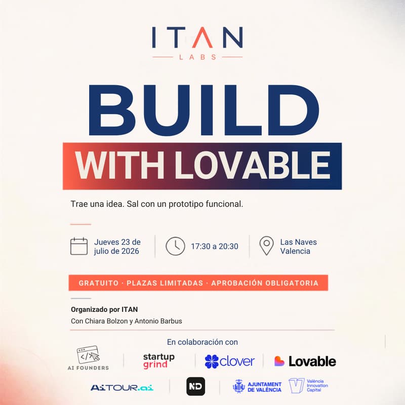 Cover Image for Construye tu primer producto con IA | Build with Lovable | ITAN AI Build Lab #01
