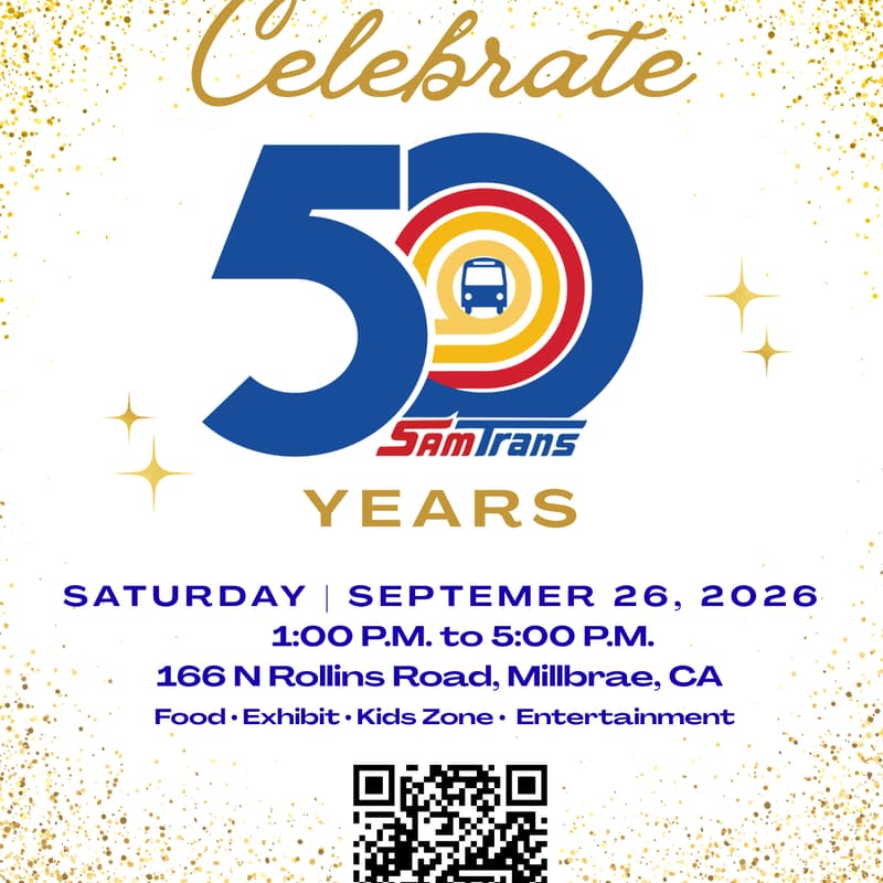 Cover Image for SamTrans 50th Community Celebration