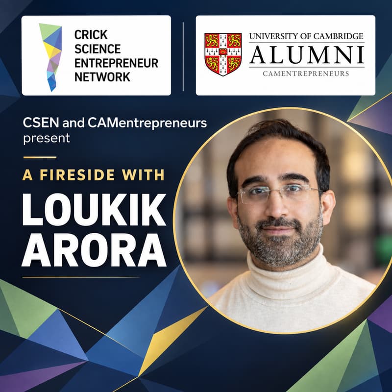 Cover Image for CAMentrepreneurs London x Crick Science Entrepreneur Network