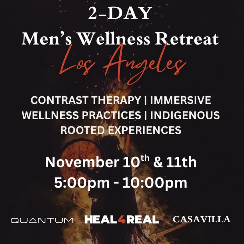 Cover Image for 2-DAY Men's Wellness Retreat | Los Angeles