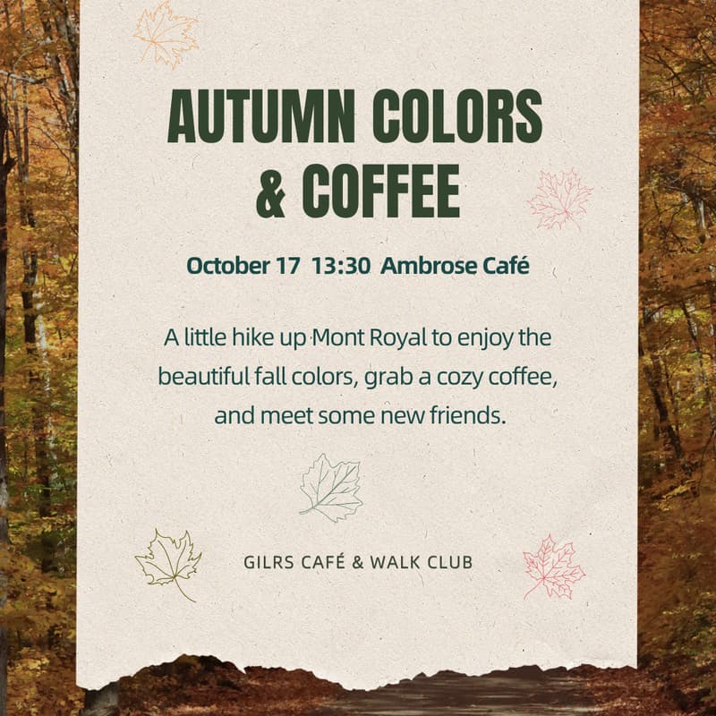 Cover Image for Autumn Colors & Coffee 🍁☕️