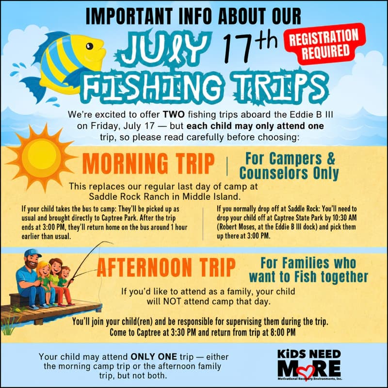 Cover Image for Camper & Counselor Fishing Trip | Eddie B III